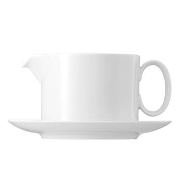 Medaillon, Sauce Boat 2 Pieces, White