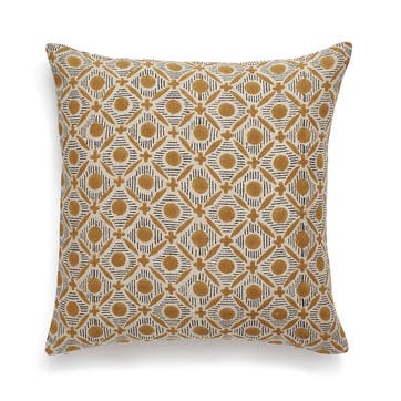 Nostell Cushion Cover 56 x 56cm, Mustard