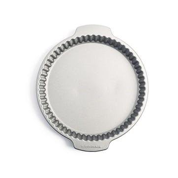 Metal Bakeware Quiche Pan 28cm, Grey