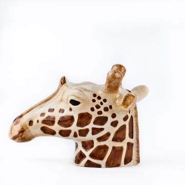 Giraffe Egg Cup, H8.5cm, Brown