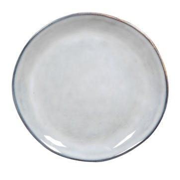 Flax Set of 4 Side Plates D20cm, White