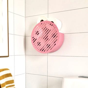 Diagonal, Medium Wall Basket, Pink