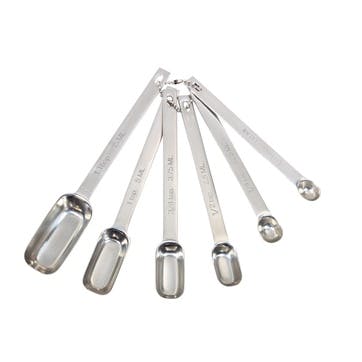 Stainless Steel 6 Piece Measuring Spoon Set