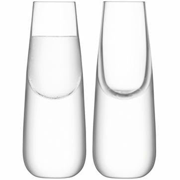 Bar Culture, Shot Glass, Set of 2, 35ml, Clear