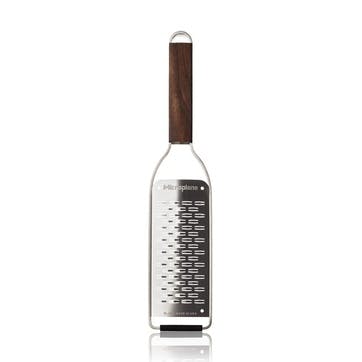 Ribbon grater, Microplane, Master Series, stainless steel, walnut wood