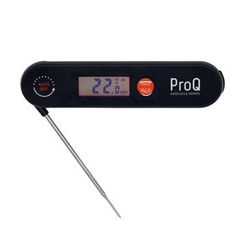 Rechargeable digital instant read thermometer, ProQ Barecues and Smokers