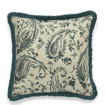 Wilde Cushion Cover 51 x 51cm, Blue / Mustard