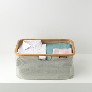 Linn Foldable Laundry Basket, Grey