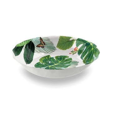 Amazon Floral Melamine Salad Bowl, 35cm