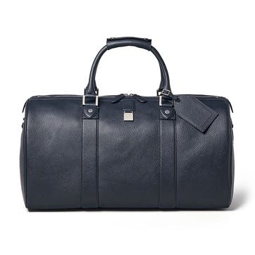 Boston Travel Bag , Navy Pebble