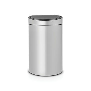 Touch Bin, 40L, Metallic Grey