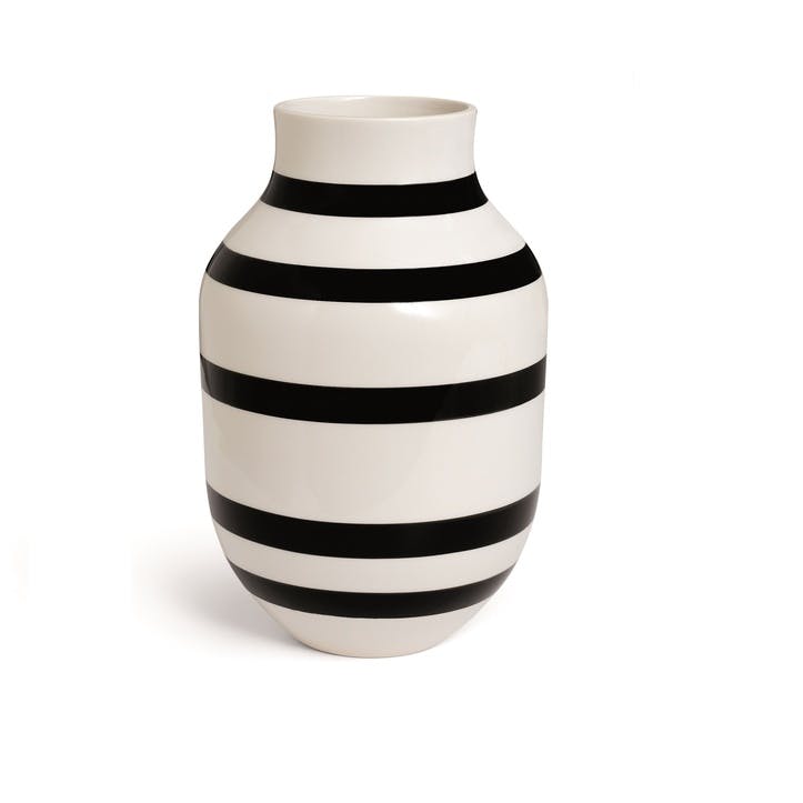 Omaggio Vase, Large, Black