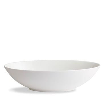 White Serving Bowl, Oval