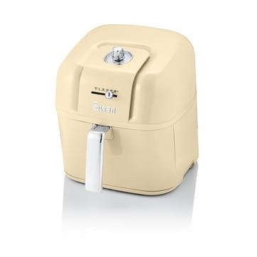 Retro Air Fryer 6L, Cream