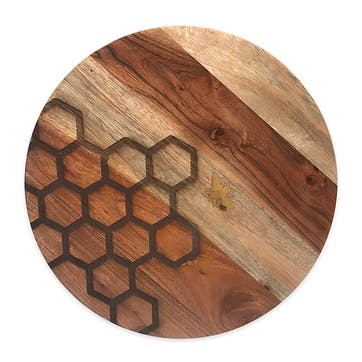 Bee Board D30cm, Wood