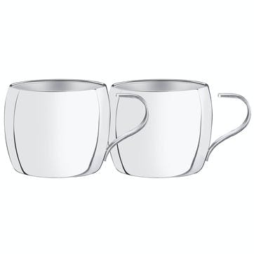 Stainless Steel Cappuccino Set, 2 Pieces