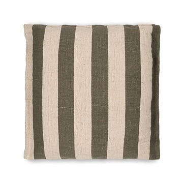 Kobbari Jute & Cotton Cushion Cover 50 x 50cm, Moss Green