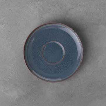 Crafted Denim Coffee Saucer D14.9cm, Blue