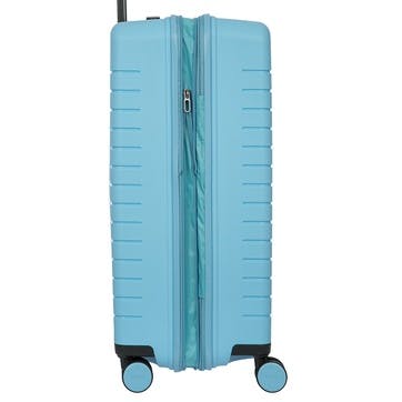 Ulisse expandable trolley suitcase 71cm, Sky Blue