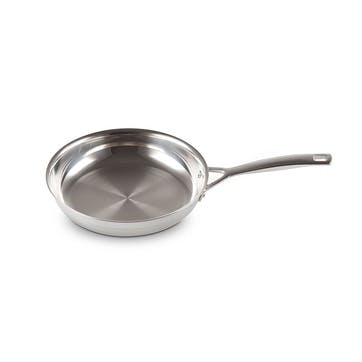 Classic 3-ply  Uncoated Frying Pan, 24cm, Stainless Steel