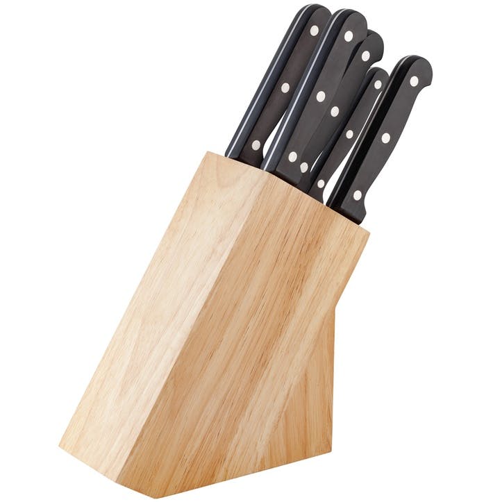 5 Piece Sabatier Knife Block Set