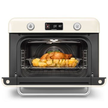 Multifunction Countertop Oven & Air Fry, 40 x 50cm, Cream