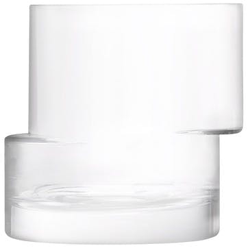 Tier Lantern/Vase H13.5cm, Clear