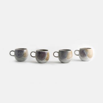 Lawson Set of 4 Mugs 400ml, Stone