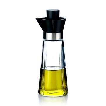 Oil & Vinegar Bottle, Black/Steel