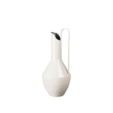 Rosario Vase D23 x H55cm, Rainy Day Grey