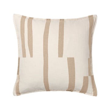 Lyme Grass Cushion Cover, 50cm x 50cm, Beige