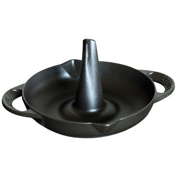 Vertical Chicken Roaster, Black