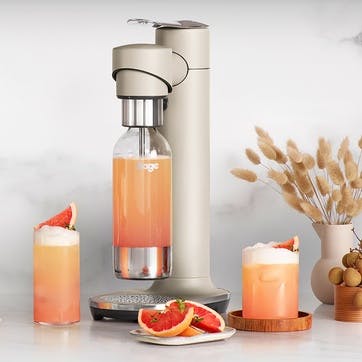 The InFizz Fusion Sparkling Drink Maker, Almond Nougat