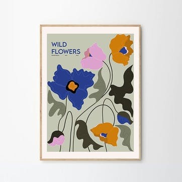 Frankie Penwill Wild Flowers Print 50 x 70cm