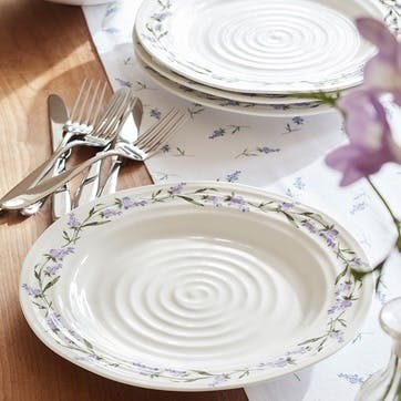 Lavendula Set of 4 Plates D28cm, Multi