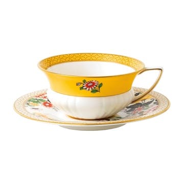 Wonderlust Primrose Teacup & Saucer