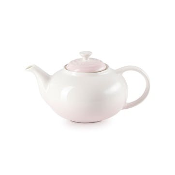 Stoneware Classic Teapot  1.3L, Shell Pink