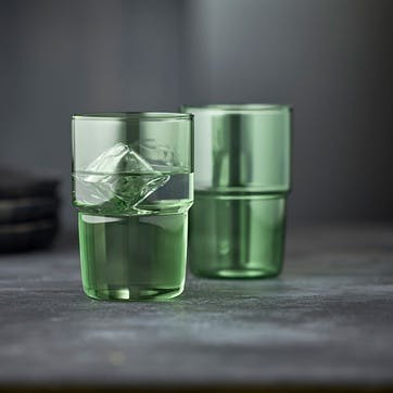 Torino Set of 2 Tumblers, 400ml, Green