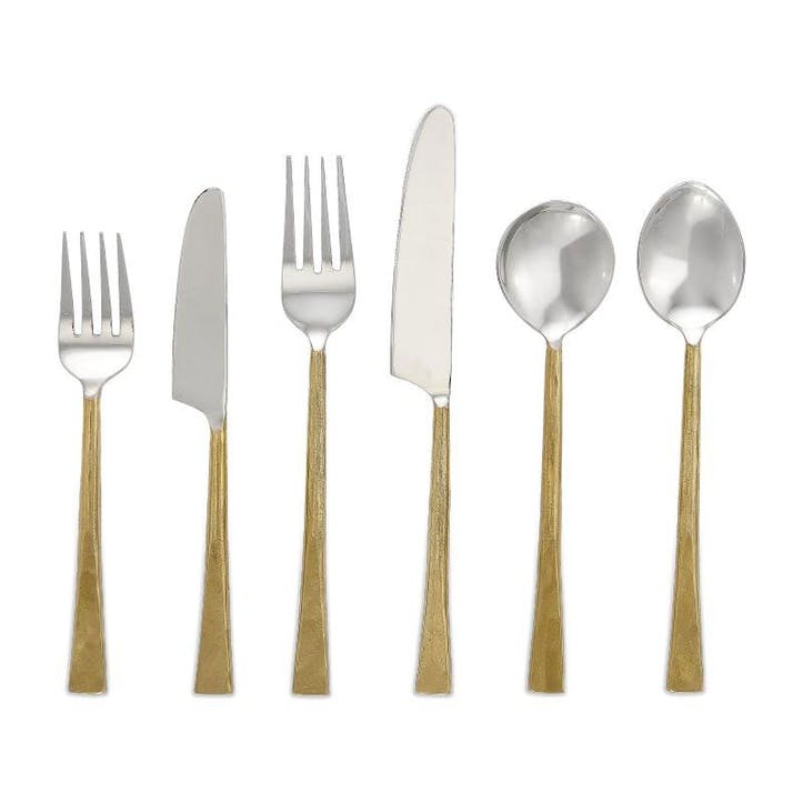 Usa Cutlery Brushed Gold, Set of 24