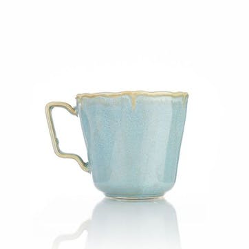 Scalloped Mug , 350ml, Blue