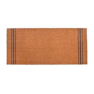 Triple Stripe Doormat L125 x W55cm, Beige