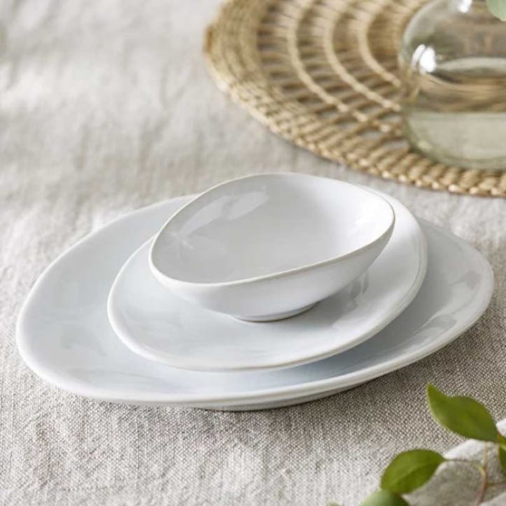 Portobello Set of 3 Serving Bowls, White