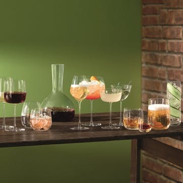 Borough Stemless Wine Glass, Set of 4, 455ml