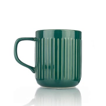 Embossed Large Mug , 550ml, Green