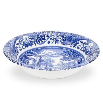 Blue Italian Cereal Bowls, Set of 4 - Small