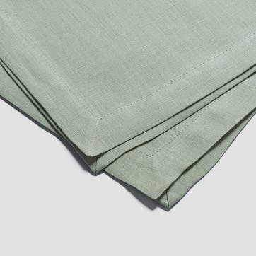 Linen Table Runner 45 x 200cm, Sage Green