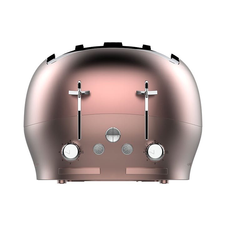 Funky 4 Slot Toaster, Rose Gold