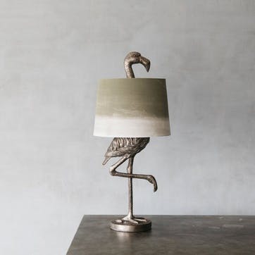 Flamingo Table Lamp, Silver