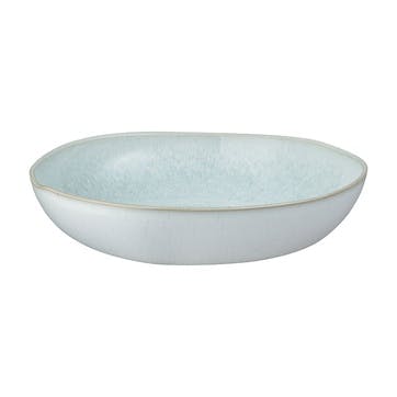 Kiln Green Large Organic Dish, D28cm