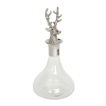 Decanter With Stag Head Stopper